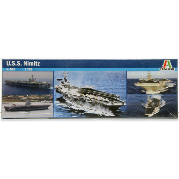 KIT PARA MONTAR ITALERI PORTA AVIÕES U.S.S NIMITZ CVN-68 1/720 ITA 0503